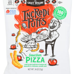 THE SNACK BRIGADE: Saucilian Pizza Incredipuffs, 0.74 oz