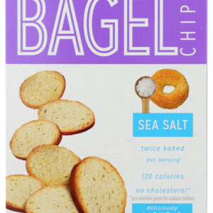 OLD LONDON: Bagel Chips Sea Salt, 5 oz