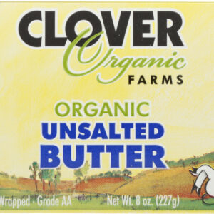 CLOVER SONOMA: Organic Unsalted Butter, 0.5 lb