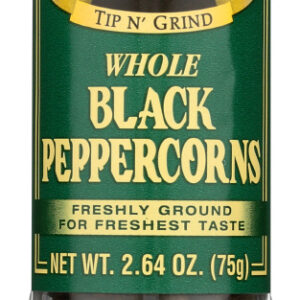 ALESSI: Whole Black Peppercorns, 2.64 oz