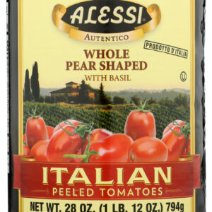 ALESSI: Italian Peeled Tomatoes, 28 oz