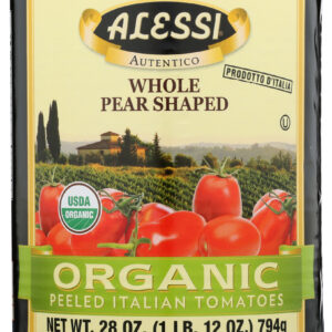 ALESSI: Organic Peeled Tomatoes, 28 oz