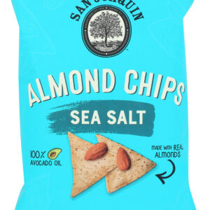 SAN JOAQUIN: Sea Salt Almond Nut Chips, 5 oz