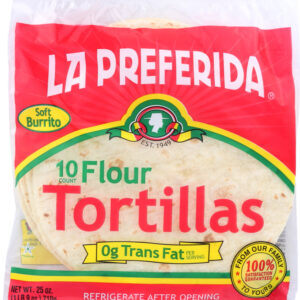 LA PREFERIDA: Tortilla Flour, 10 pc