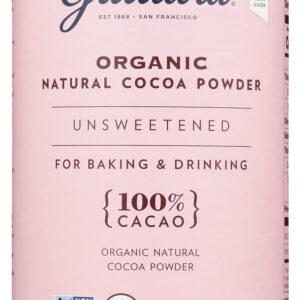 GUITTARD: Cocoa Pwdr Ntrl Unswt, 8 OZ
