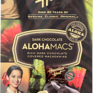 HAWAIIAN HOST: Chocolate Covered Alohamac Premium, 4.5 oz