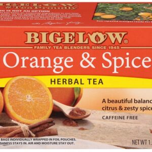 BIGELOW: Tea Orange and Spice 20 Bags, 1.5 oz