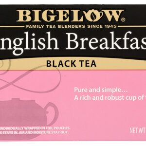 BIGELOW: English Breakfast Black Tea 20 Bags, 1.5 oz