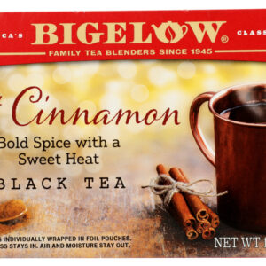BIGELOW: Hot Cinnamon Black Tea 18 Teabags, 1.23 oz