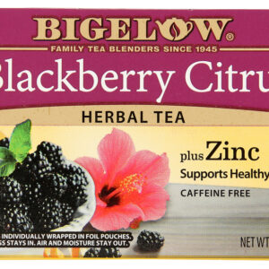 BIGELOW: Blackberry Citrus Plus Zinc Herbal Tea, 1.06 oz