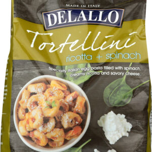 DELALLO: Ricotta-Spinach Tortellini Pasta, 8.8 oz