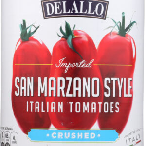 DELALLO: San Marzano Style Crushed Tomatoes, 28 oz