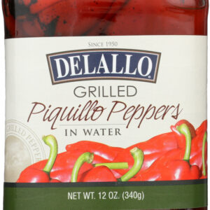 DELALLO: Pepper Piquillo Grilled, 12 oz
