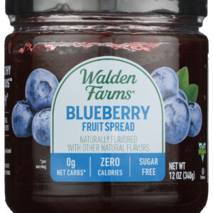 WALDEN FARMS: Calorie Free Fruit Spread Blueberry, 12 oz