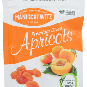 MANISCHEWITZ: Fruit Drd Apricot, 6 oz