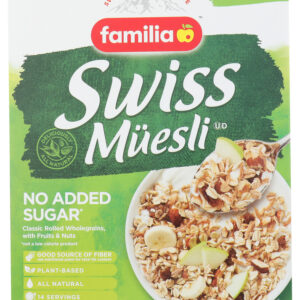 FAMILIA: Swiss Muesli Cereal No Sugar Added, 32 oz