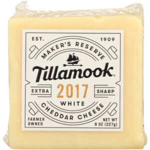 TILLAMOOK: Makers Reserve 2017 Extra Sharp White Cheddar, 8 oz