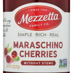 MEZZETTA: Maraschino Cherries Without Stems, 11 oz