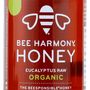BEE HARMONY: Eucalyptus Raw Honey, 12 oz