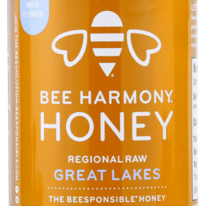 BEE HARMONY: Honey Regional Grt Lakes, 12 oz