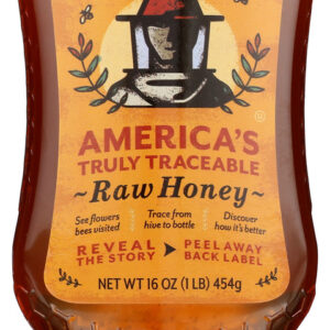 BUSY BEE: Raw Honey Usa Inverted Pet, 16 oz