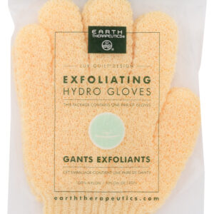 EARTH THERAPEUTICS: Exfoliating Hydro Gloves, 1 ea