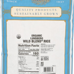 LUNBERG: Organic Wild Blend Rice, 25 lb