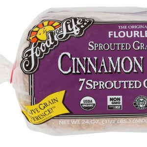 FOOD FOR LIFE: 7 Sprouted Grains Cinnamon Raisin Bread, 24 oz