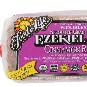 FOOD FOR LIFE: Ezekiel 4:9 Cinnamon Raisin Sprouted Grain Bread, 24 oz