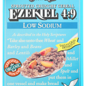 FOOD FOR LIFE: Ezekiel 4:9 Sprouted Low Sodium Crunchy Cereal, 16 oz
