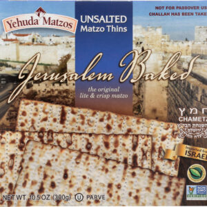 YEHUDA: Unsalted Daily Matzo Thins, 10.5 oz