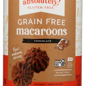 ABSOLUTELY GLUTEN FREE: Chocolate Macaroons, 10 oz