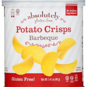 ABSOLUTELY GLUTEN FREE: Barbecue Potato Crisps, 1.41 oz