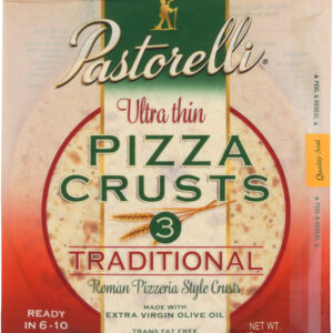 PASTORELLI: Ultra Thin Traditional Pizza Crusts, 15 oz
