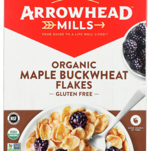 ARROWHEAD MILLS: Organic Maple Buckwheat Flakes Gluten Free, 10 Oz