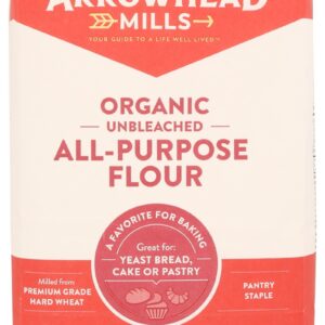ARROWHEAD MILLS: Organic Unbleached All Purpose Flour, 5 lb