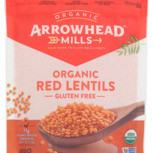 ARROWHEAD MILLS: Organic Red Lentils, 16 oz