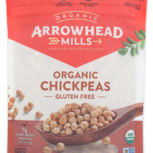 ARROWHEAD MILLS: Organic Garbanzos Chickpeas, 16 oz