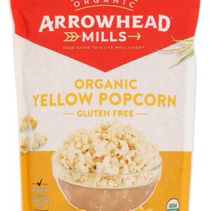 ARROWHEAD MILLS: Organic Yellow Popcorn, 28 oz