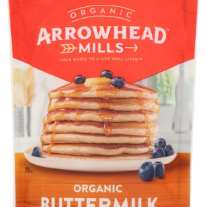 ARROWHEAD MILLS: Organic Buttermilk Pancake Waffle Mix, 22 oz
