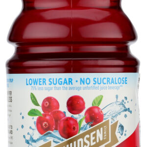 KNUDSEN: Organic Cranberry Low Sugar Juice, 48 fl oz