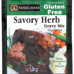 MAYACAMAS: Gravy Mix Vegetarian Savory Herb with Rosemary, 0.80 oz