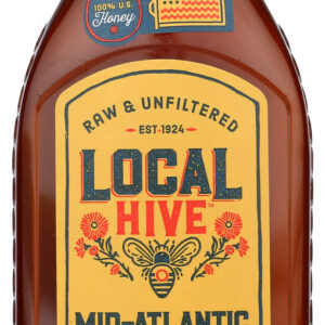 LOCAL HIVE: Raw & Unfiltered Mid Atlantic Honey, 16 oz