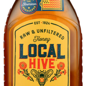LOCAL HIVE: Raw & Unfiltered Midwest Honey, 12 oz