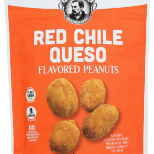 PEAR'S SNACKS: Peanuts Red Chile Queso, 6 oz