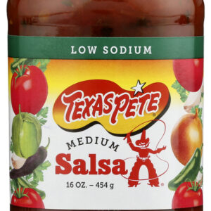 TEXAS PETE: Medium Salsa Low Sodium, 16 oz