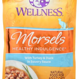 WELLNESS: Morsels Healthy Indulgence Turkey and Duck Cat Food, 3 oz