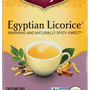 YOGI TEAS: Tea Egyptian Licorice Caffeine Free, 16 bg