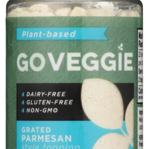 GO VEGGIE: Vegan Grated Parmesan Style Topping, 4 oz