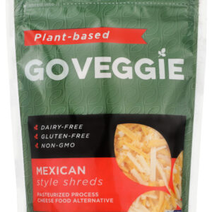 GO VEGGIE: Dairy Free Cheese Mexican Style Shreds, 8 oz